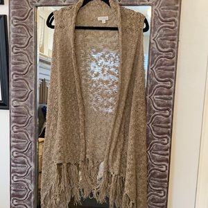 Charming Charlie sleeveless cardigan